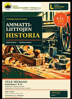 Ilmoittaudu koulutukseen 3.11. mennessä sähköpostilla osoitteeseen tkyturku130@gmail.com